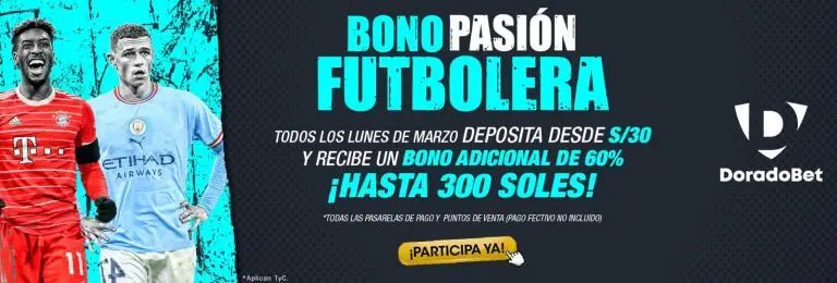DoradoBet Bono, Pasión Futbolera