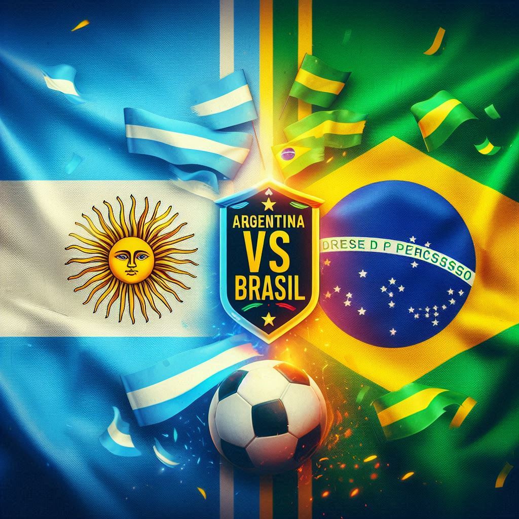 Argentina vs Brasil. el clásico Sudamericano, apuesta con DoradoBet en este emocionante encuentro.