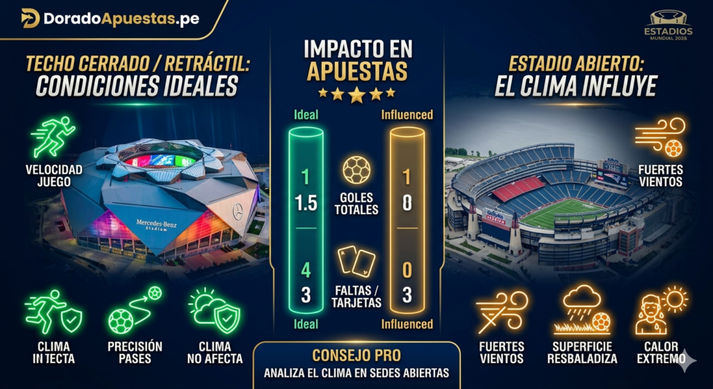 Estadios Mundial 2026: Clima