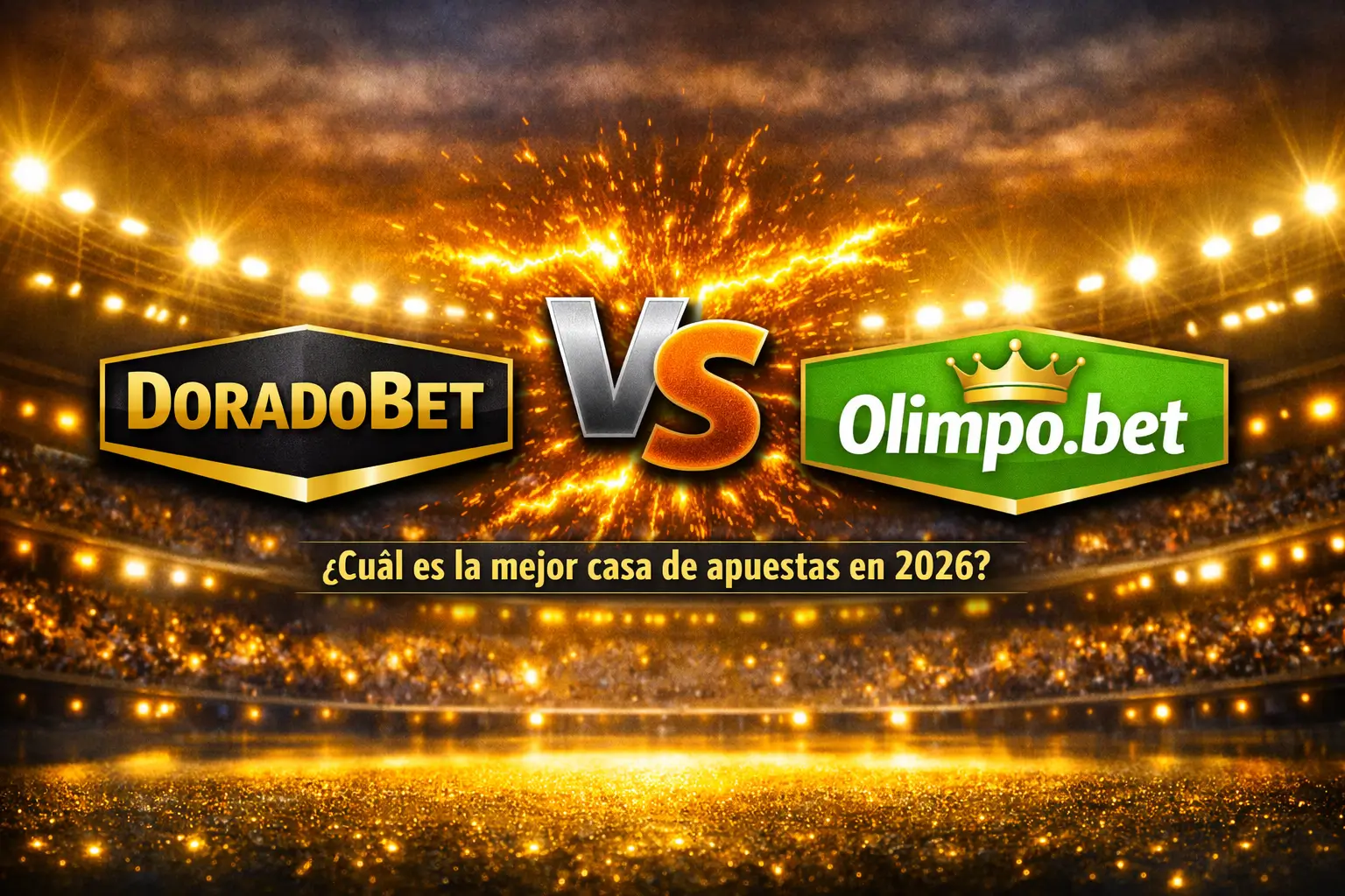 Tabla comparativa de DoradoBet y Olimpo.bet mostrando bonos de bienvenida, depósitos con Yape y el respaldo legal de La Tinka en Perú 2026.