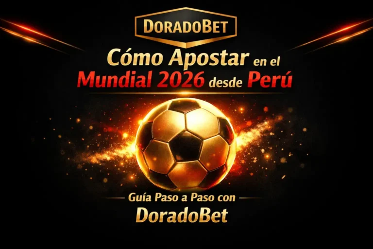 Guía para apostar en el Mundial 2026 desde Perú con DoradoBet